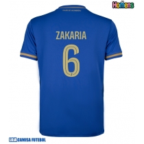 Camisa de Futebol AS Monaco Denis Zakaria #6 Equipamento Secundário 2025-26 Manga Curta